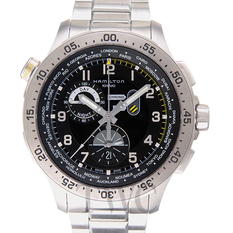 Hamilton khaki chrono discount worldtimer