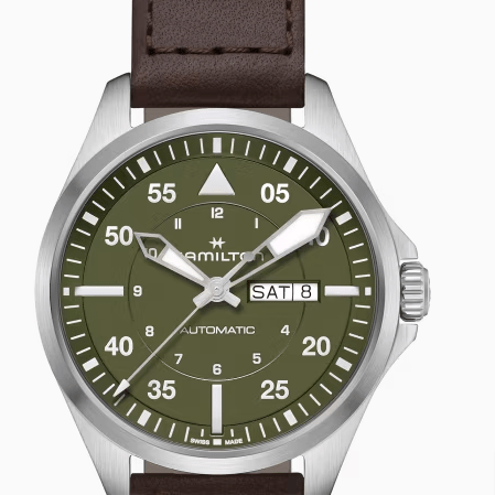 Khaki-Aviation-Pilot-Day-Date-Auto-Hamilton-Watch-H64635560-Hamilton-Watch