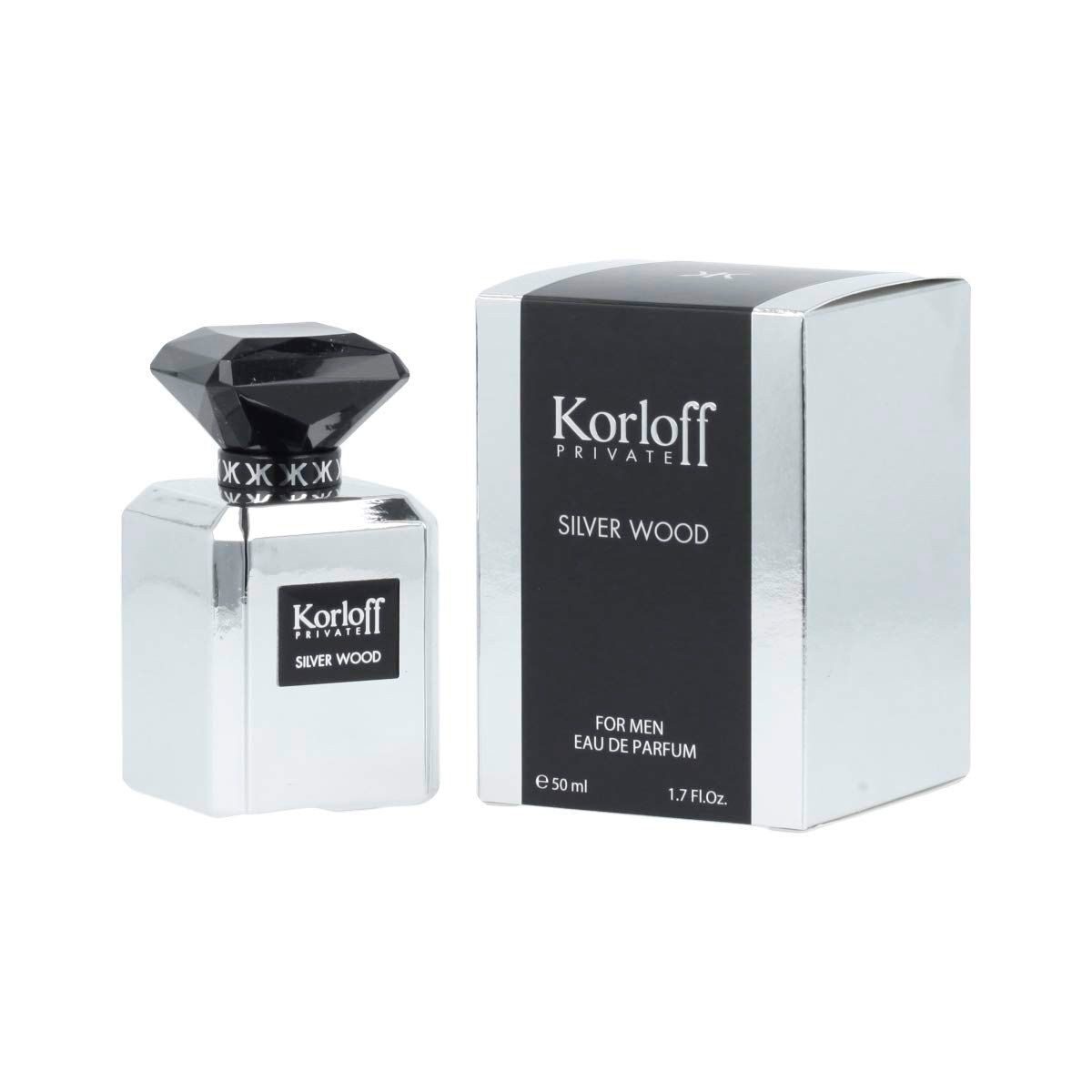 Korloff Paris Noir Absolu perfume bottle with packaging.